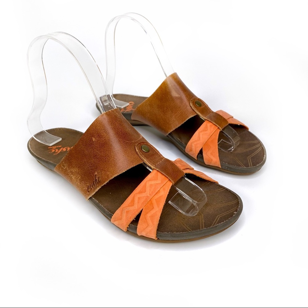 CUSHE Coquira Leather Slides